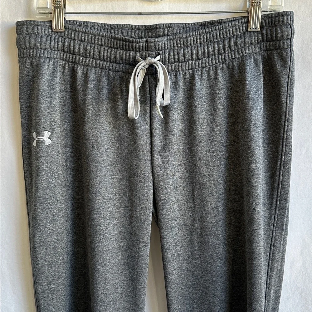 Under Armour Storm semi-fitted charcoal gray flared athletic sweatpants, size M - Picture 2 of 8